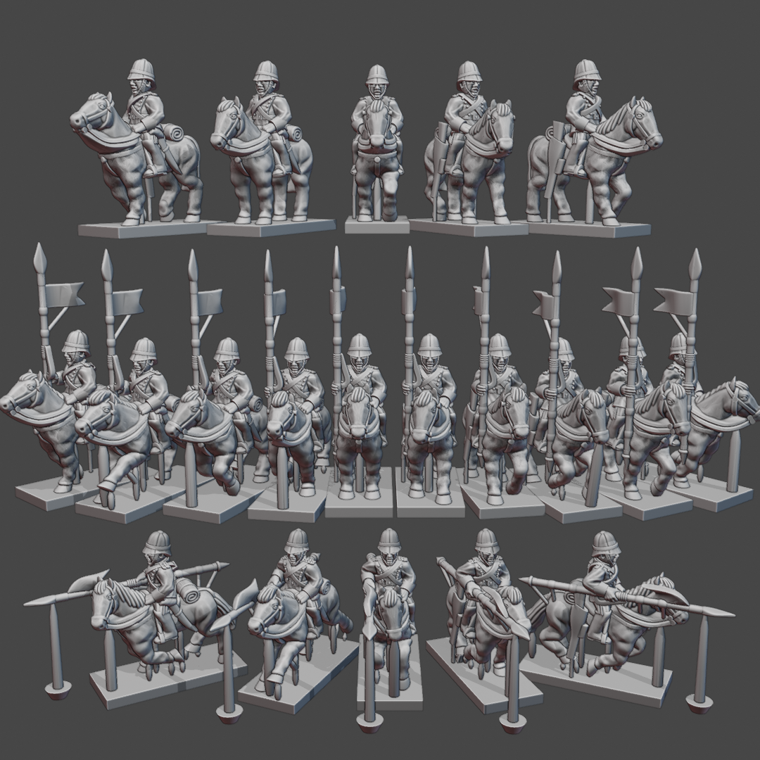 British Zulu War 17th Lancers 1879 ZU-GB-8